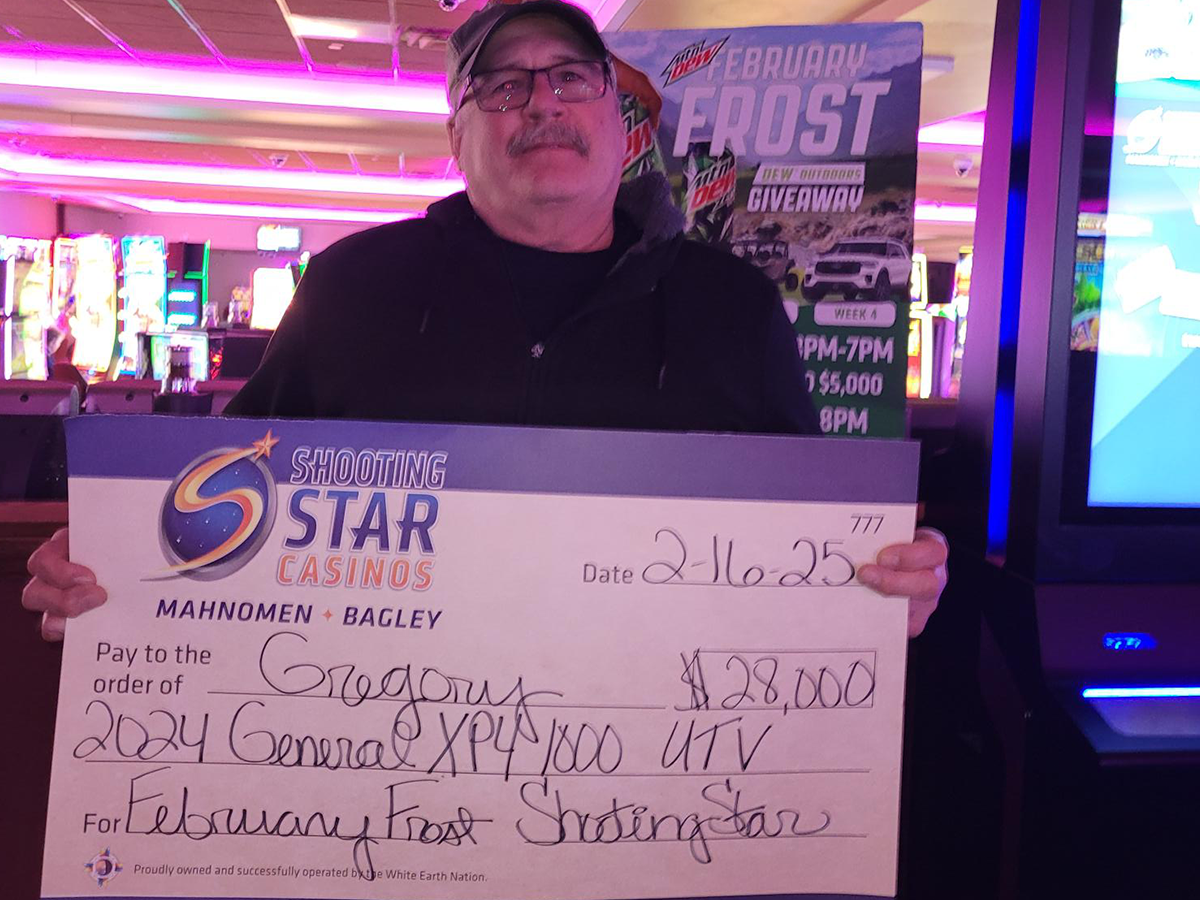 Gregory won $28,000 on February 16