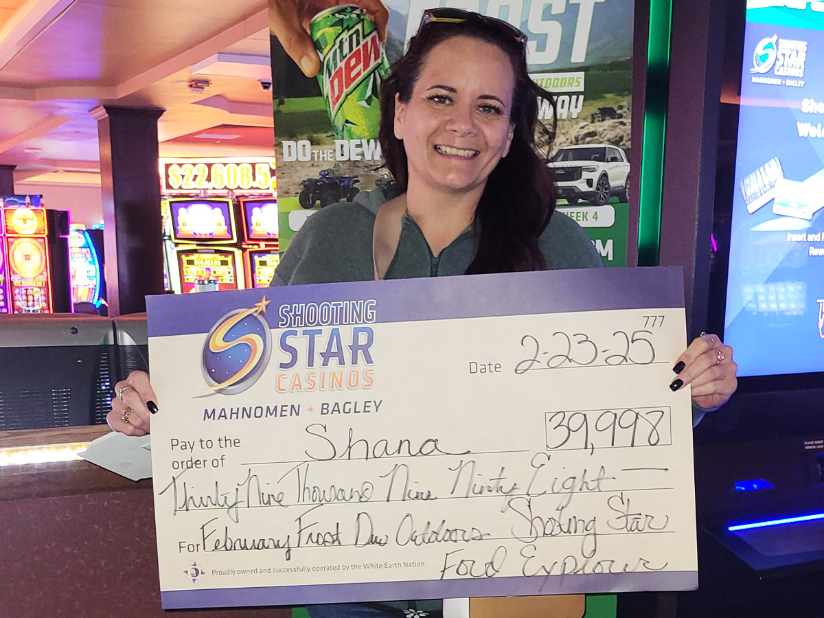 Shana won $39,998 on February 23